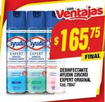 Supermercados Yaguar Desinfectante Ayudin 235cm3 Expert Original oferta