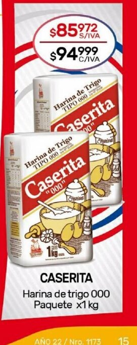 Nini Mayorista Caserita oferta