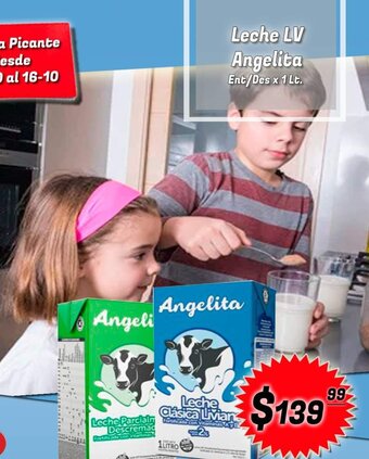 Supermercados Top Leche LV Angelita oferta