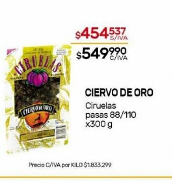 Nini Mayorista Ciervo De Oro oferta