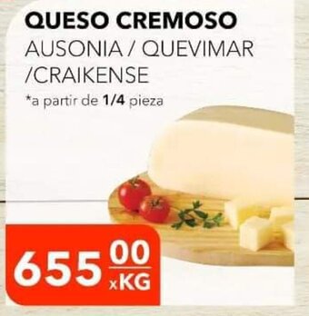 El Milagro Mayorista Queso Cremoso oferta