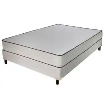Sommier Center Sommier y colchón 2 plazas (140x190x20) telgo indo resorte oferta