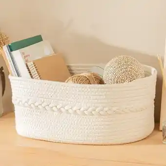 Arredo Contenedor algodón oval grande oferta