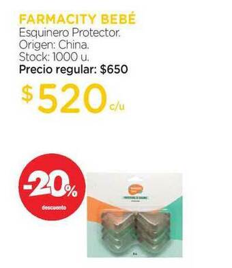 Farmacity Farmacity Bebé Esquinero Protector oferta