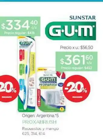 Farmacity Proxabrush Rebuestos Y Mango 20% Descuento oferta