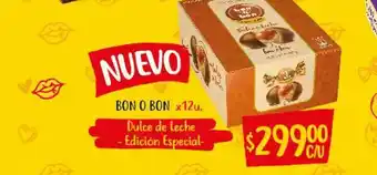 Supermercados Toledo Bon O Bon Dulce De Leche Edición Especial x 12u oferta