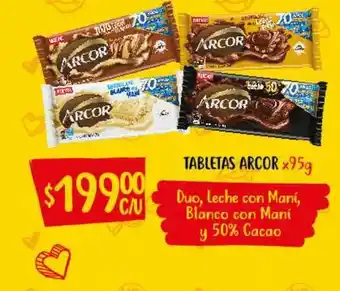 Supermercados Toledo Tabletas Arcor oferta