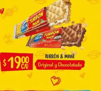 Supermercados Toledo Turrón & Maní Original Y Chocolatada oferta