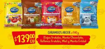 Supermercados Toledo Caramelos Arcor x 140g oferta