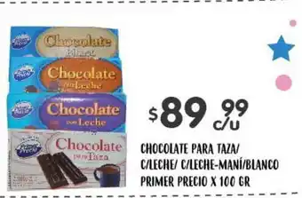 Supermercados Toledo Chocolate Para Taza C Leche C Leche-maní Blanco x 100gr oferta