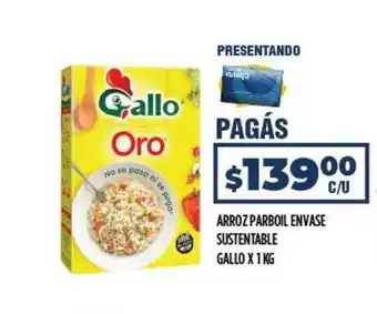 Supermercados Toledo Arroz Parboil Envase Sustentable Gallo x 1 kg oferta