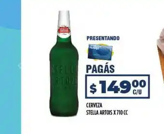 Supermercados Toledo Cerveza Stella Artois x 710cc oferta
