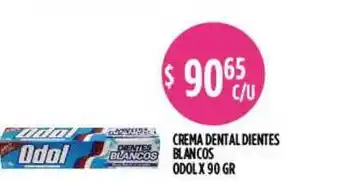 Supermercados Toledo Crema Dental Dientes Blancos Odol x 90gr oferta