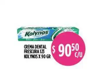 Supermercados Toledo Crema Dental Frescura 123 Kolynos x 90gr oferta