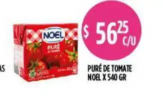 Supermercados Toledo Puré De Tomate Noel x 540gr oferta