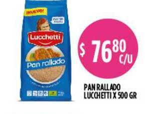Supermercados Toledo Pan Rallado Lucchetti x 500gr oferta