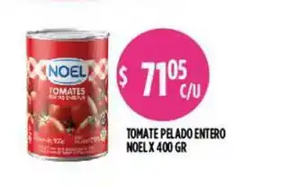 Supermercados Toledo Tomate Pelado Entero Noel x 400gr oferta
