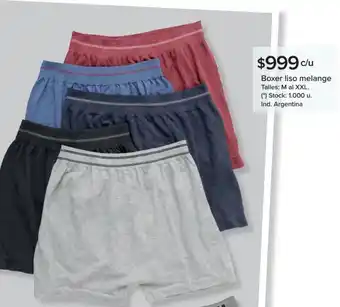 Carrefour Market Boxer Liso Melange oferta