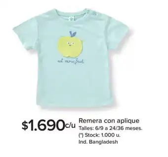 Remera Con Aplique