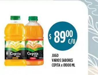 Supermercados Toledo Jugo Varios Sabores Cepita x 01000ml oferta