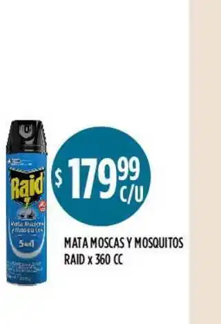Supermercados Toledo Mata Moscas Y Mosquitos Raid x 360cc oferta