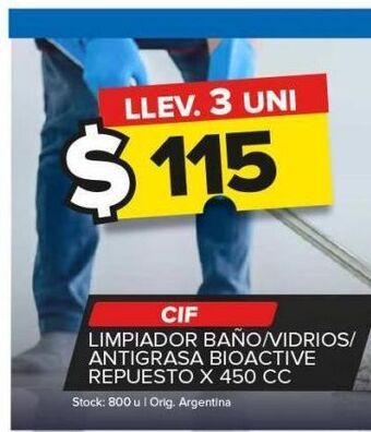 Carrefour Maxi Limpiadores cif oferta