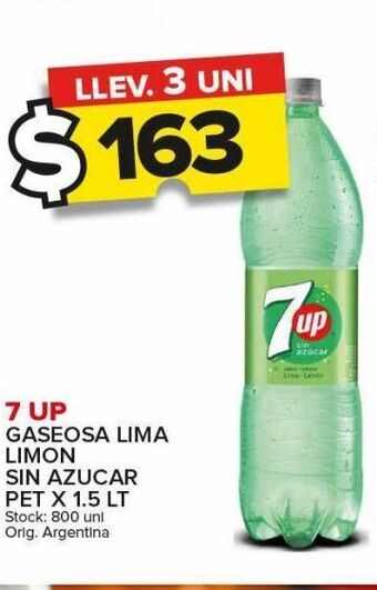 Carrefour Maxi Gaseosas 7up oferta