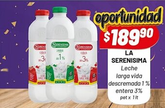 Almacor La Serenisima Leche oferta
