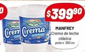Almacor Manfrey Crema De Leche oferta