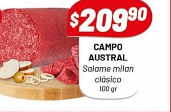 Almacor Campo Austral Salame Milan oferta