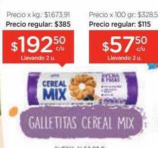 Farmacity Galletitas cereal mix oferta