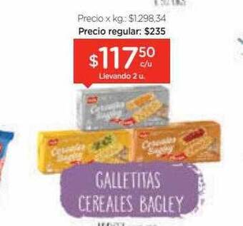 Farmacity Galletitas cereales bagley oferta