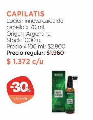 Farmacity Capilatis loción innova caida de cabello oferta