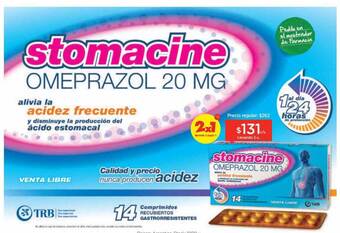 Farmacity Stomacine omeprazol 20 mg oferta