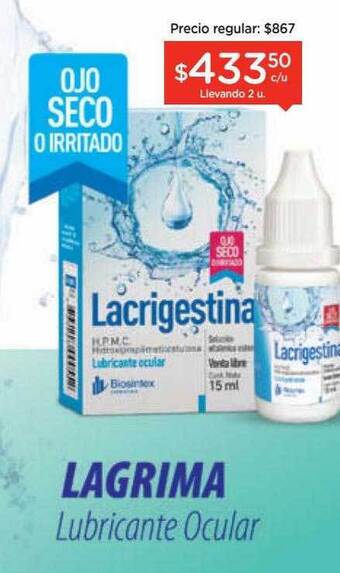 Farmacity Lagrima lubricante ocular oferta