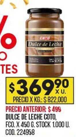 Coto Dulce de leche coto oferta