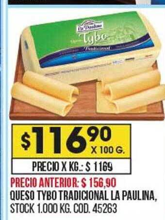 Coto Queso tybo tradicional la paulina oferta