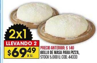 Coto Bollo de masa para pizza oferta