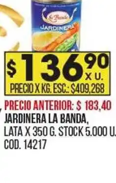 Coto Jardinera la banda lata x 350 g oferta