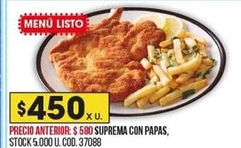 Coto Suprema con papas oferta
