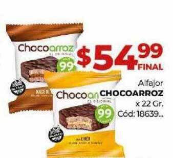 Diarco Alfajor chocoarroz x 22 gr oferta