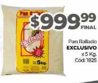 Diarco Pan rallado exclusivo x 5 kg oferta