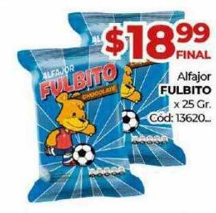 Diarco Alfajor fulbito x 25 gr oferta