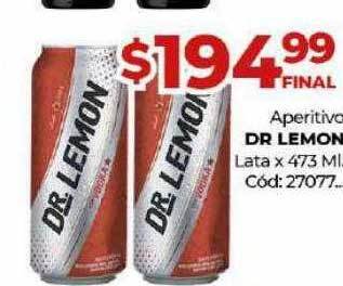 Diarco Aperitivo dr lemon lata x 473 ml oferta
