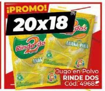 Diarco Jugo en polvo rinde dos oferta