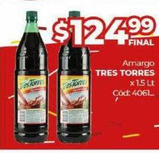 Diarco Amargo tres torres x 1.5 lt oferta