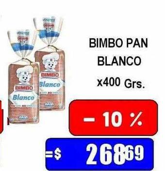 Dulcenter Bimbo pan blanco oferta