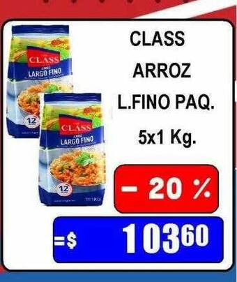 Dulcenter Class arroz l. fino paq. oferta