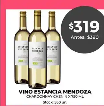 Supermercados Tadicor Vino Estancia Mendoza oferta
