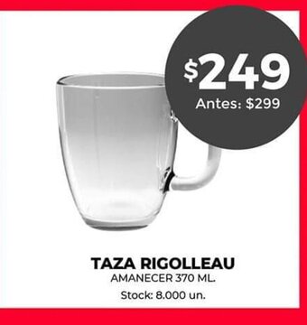 Supermercados Tadicor Taza Rigolleau oferta